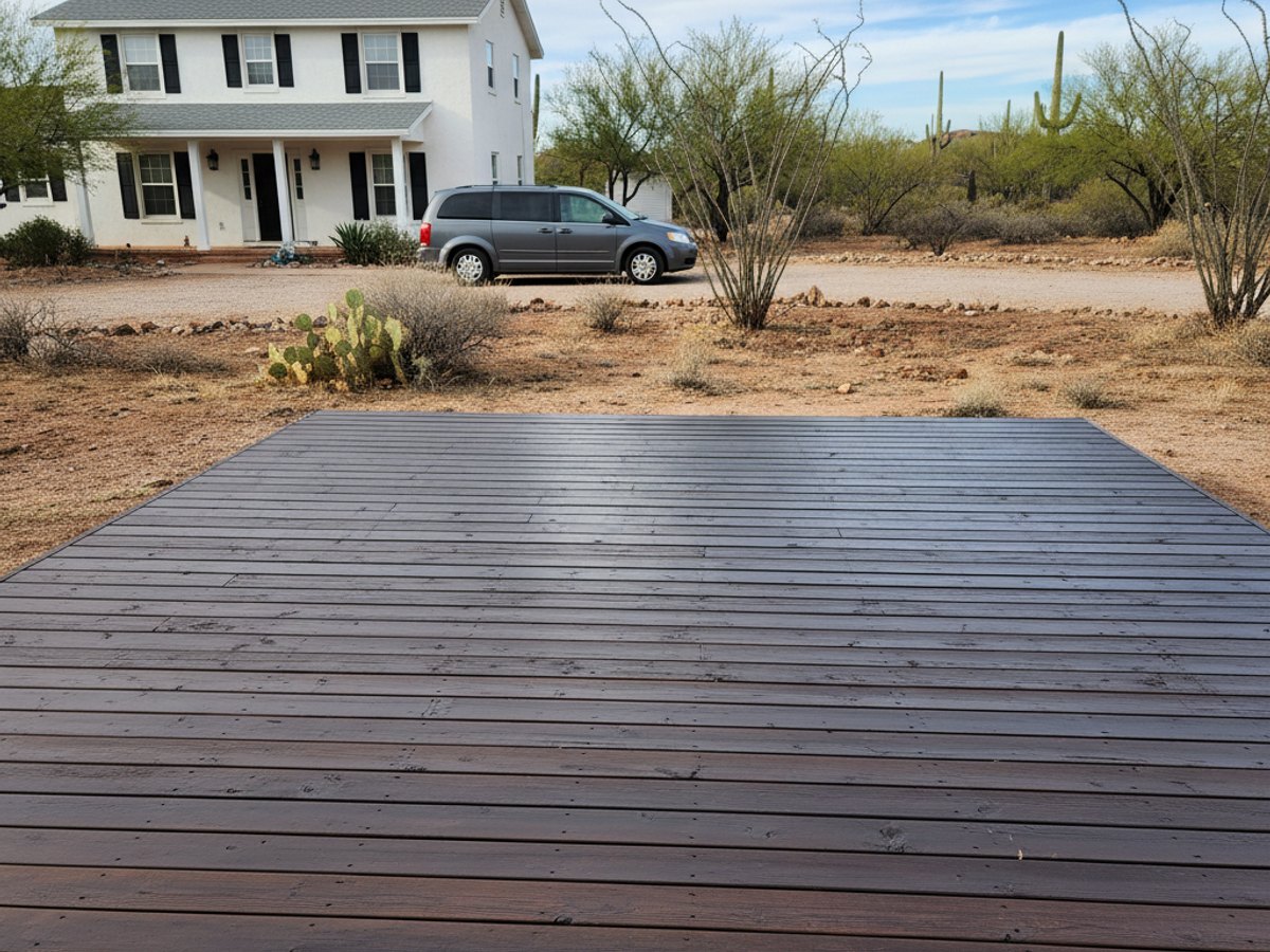 Composite Deck Installation completed by Paradise Deck Co in Green Valley, AZ