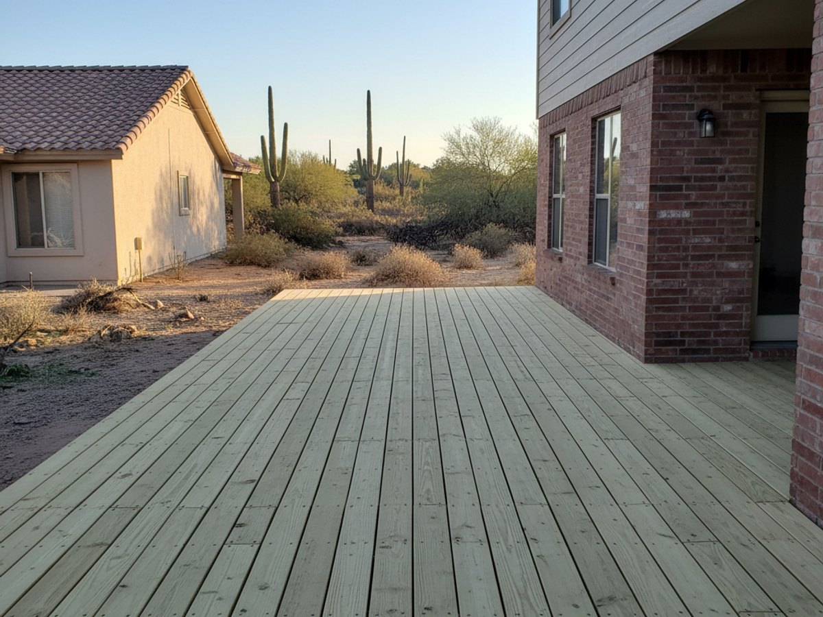 Deck Resurfacing & Board Replacement completed by Paradise Deck Co in Tanque Verde, AZ