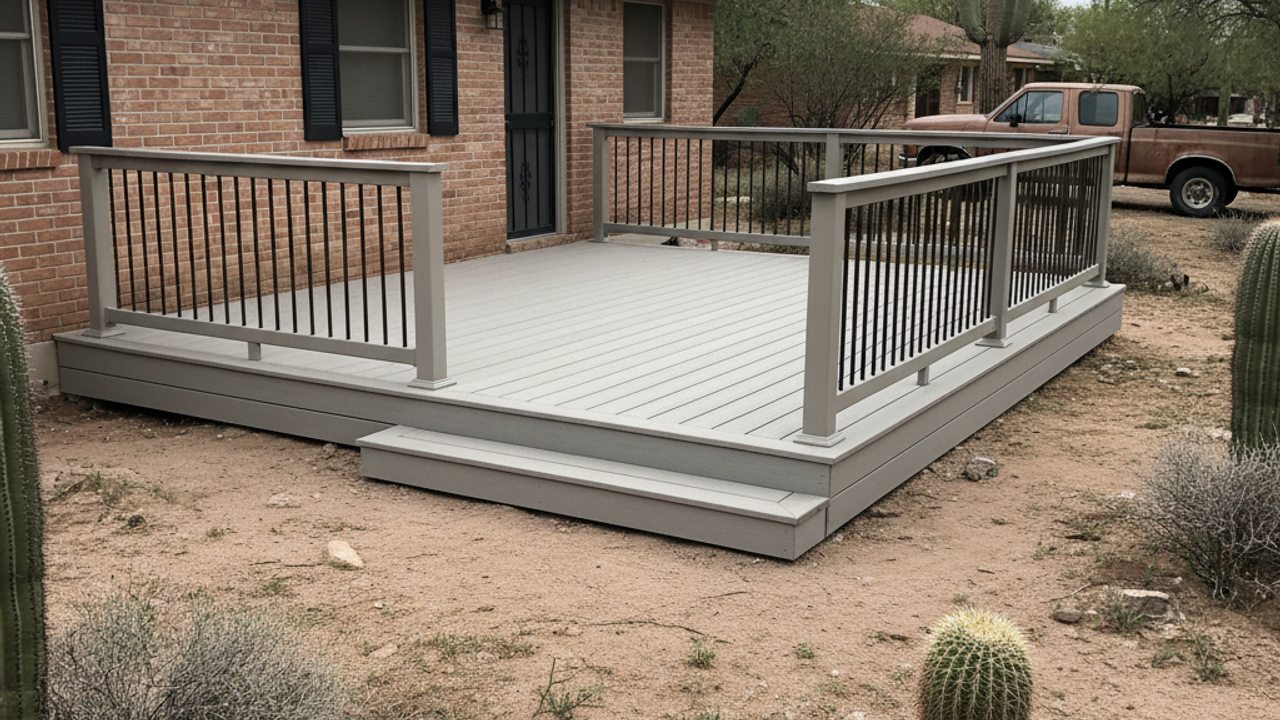 Deck Resurfacing & Board Replacement completed by Paradise Deck Co in Catalina, AZ