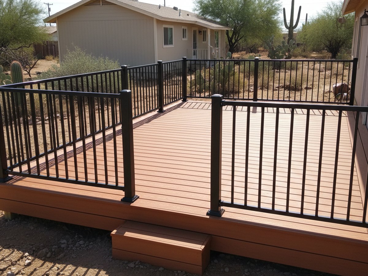 Deck Installation completed by Paradise Deck Co in Three Points, AZ