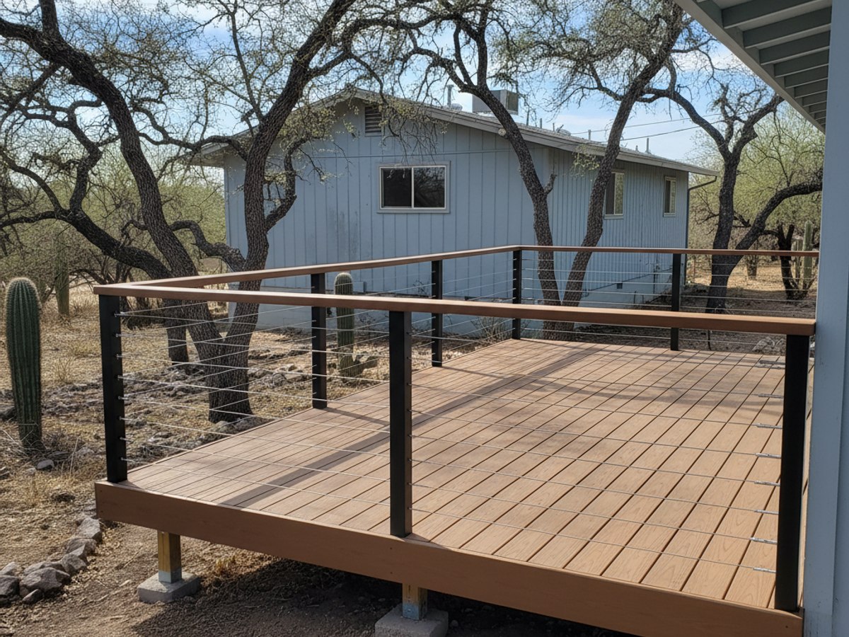 Deck Repair completed by Paradise Deck Co in South Tucson, AZ