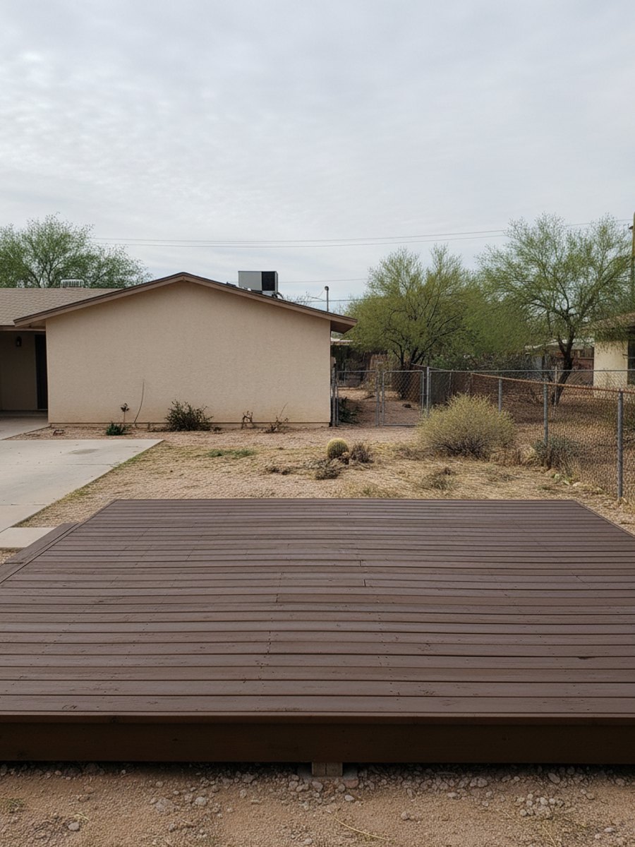 Deck Staining & Sealing completed by Paradise Deck Co in Tucson, AZ